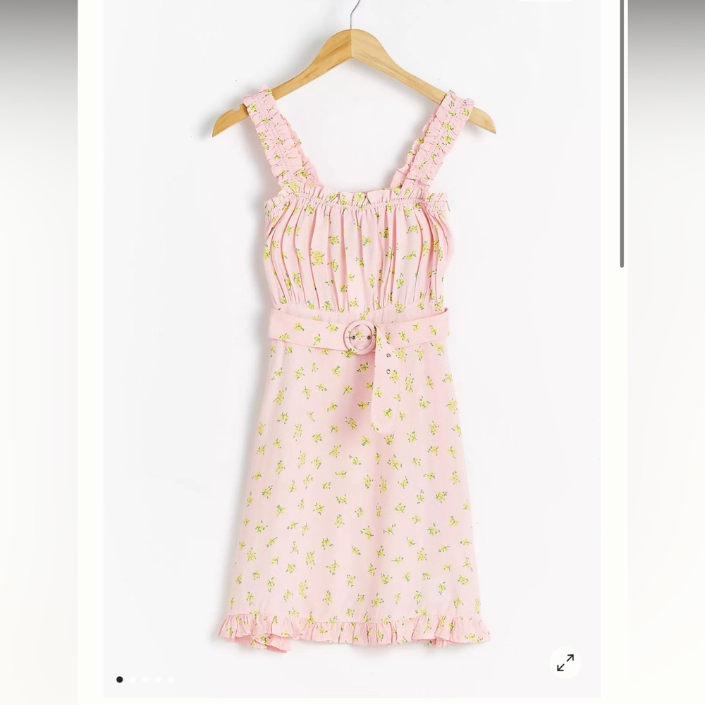 NWT Faithfull The Brand Mid Summer Floral-Print Mini Dress